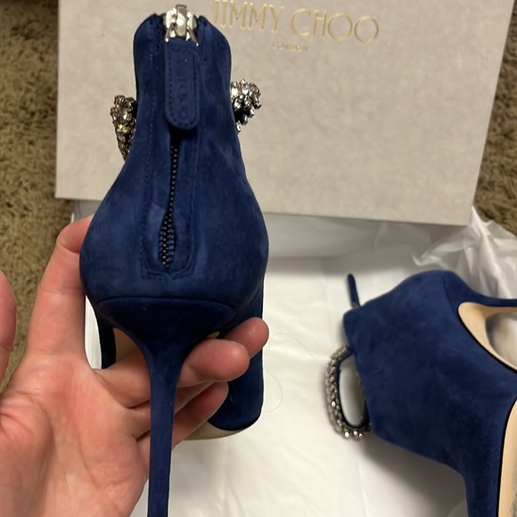 Jimmy Choo Blaize 100 Suede Boots - Picture 11 of 17